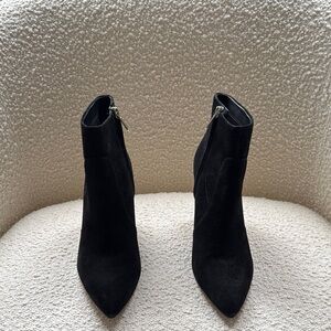 Sam Edelman Black Suede Ankle Boots